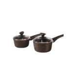 Batterie de cuisine 43 pièces granite Noir - Lines – Image 3