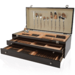 Coffret Ménagère 128 pièces en inox 18/10 - Lines