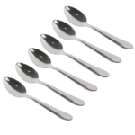 Lot de 6 Cuillères à Café en Acier Inoxydable