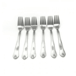 Lot de 6 Fourchettesen Acier Inoxydable - Moyen Model