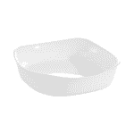 Luminarc Plat de cuisson blanc carré 20cm*20cm carine – Image 2