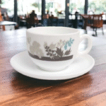 Coffret de 6 tasses et sous tasses Luminiarc-Foliage-22cl – Image 2