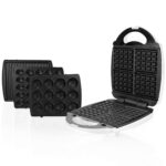 Appareil De Cuisson 5en1 Florence Zouza , Panini , Gauffre , Donut , Maamoul- Blanc