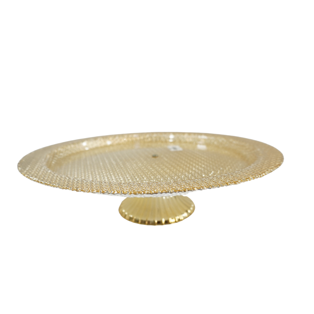 Modèle design (44) Présentoir a gâteaux doré – Image 1