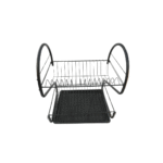 égouttoir à vaisselle noir 2 niveaux