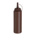 Bouteille compressible - Flacon souple à embout verseur - Marron/Rouge/Blanc
