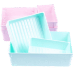 Ensemble d'organisateurs de rangement en plastique