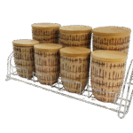 Set de 7 bocaux à épices