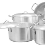 Batterie de cuisine inox 3‑couches 3‑pièces – Image 2