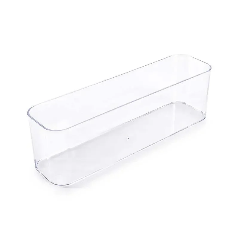 435102 Plateau de rangement rectangulaire – 2,3 L – Transparent – Image 1