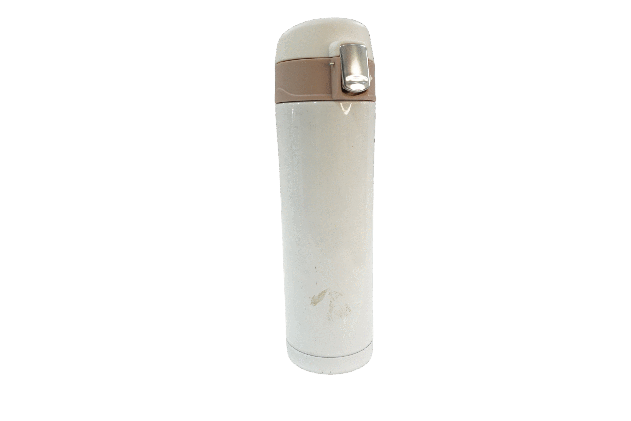 6522a982-eee1-4394-aa0f-900c03f951d2 Bouteille isotherme en acier inoxydable à double paroi – Beige - 450 ml – Image 1