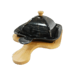 Pot à fromage en céramique noir