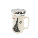 Tasse en Céramique à Thème Parisien - Blanche – 400 ml