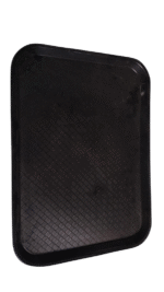 Plateau de service en plastique noir 10×14 – Image 2
