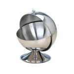 Sucrier inox avec couvercle roulant