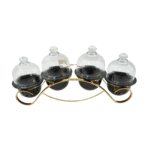 Ensemble de 4 pots ronds