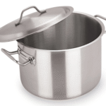 Marmite en acier inoxydable avec couvercle – 20 cm / 3.8 L