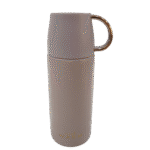 Flasque en acier inoxydable isotherme – Marron - 350 ml