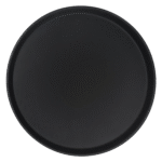 Plateaux Ronds de Service – Plastique Noir Résistant