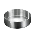 Cendrier rond en acier inoxydable