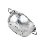 Passoire en acier inoxydable avec poignées – Image 2