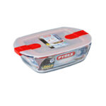 Plat Rectangulaire Pyrex Cook & Heat 23 x 15 cm avec Couvercle
