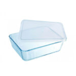 Boîte Rectangulaire Pyrex Cook & Heat 25 x 19 cm avec couvercle