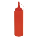 Bouteille compressible - Flacon souple à embout verseur - Marron/Rouge/Blanc – Image 2