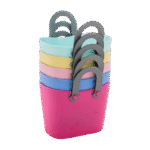 Sacs servir colorés - Gris/ vert menthe