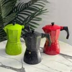 Cafetières de 3 couleurs
