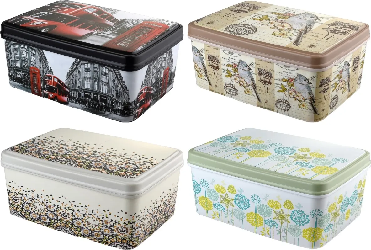 korzina_dlya_melochey_elif_plastik_risunok_3_505~1183~797 (1) Panier pour petits objets - Motifs Différents - 3,5 litres – Image 1