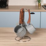 Set Zezwa de 3 Pots à Lait granite avec Support