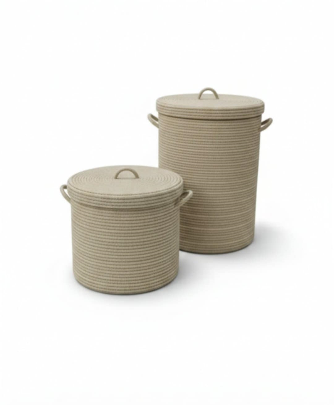 9c0ba13a-ba1e-47fb-ace5-2d8c4df3e8d4 Des paniers a linge 2 pcs beige clair – Image 1